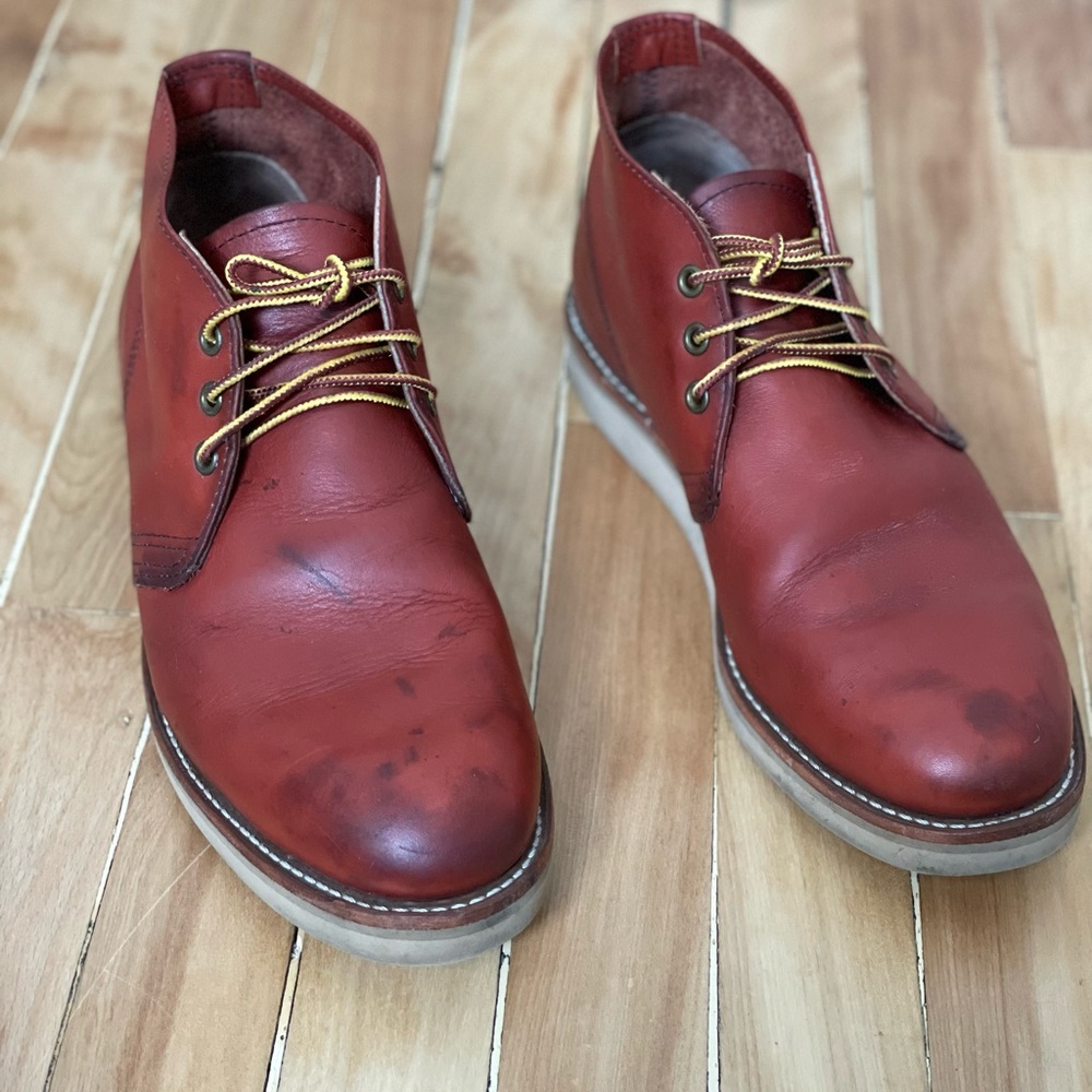 Red Wing 8595 Work Chukka, Size: 9, Color: Oro Russet..